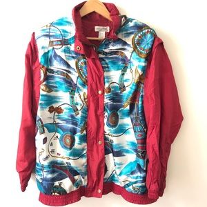 Vintage Nylon Track suit Jacket | 80’s Windbreaker
